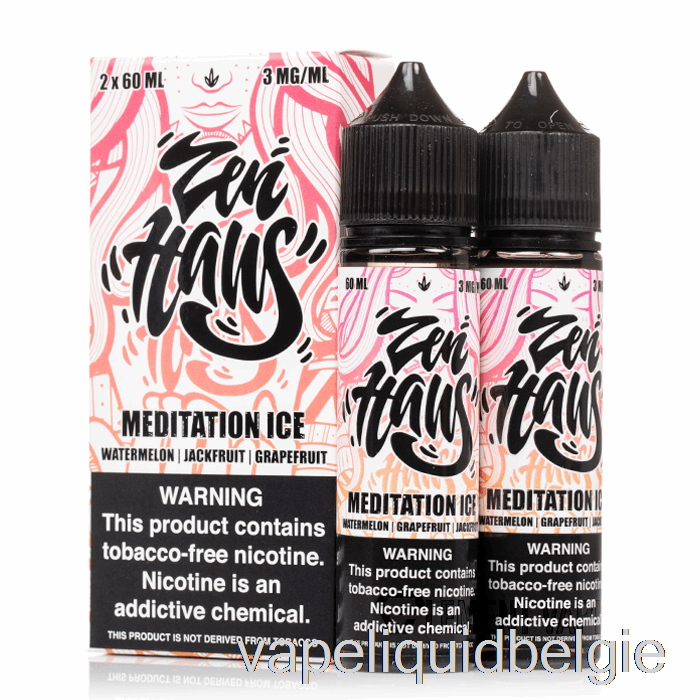 Vape België Meditatie Ijs - Zen Haus - 120ml 0mg